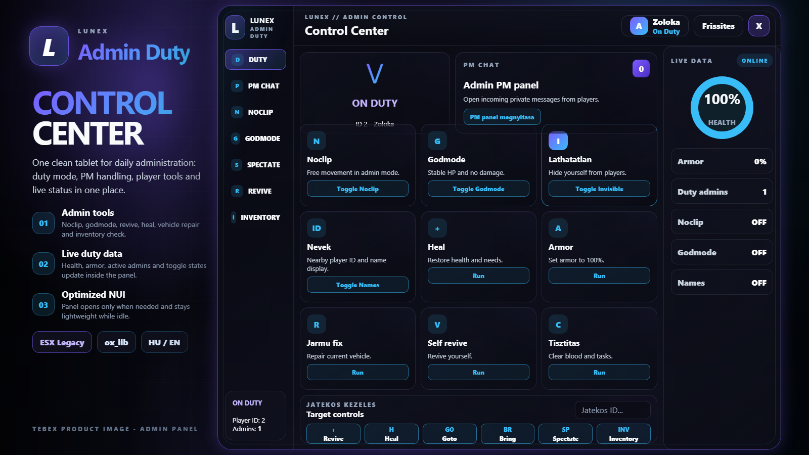 Lunex Staff Essentials Bundle