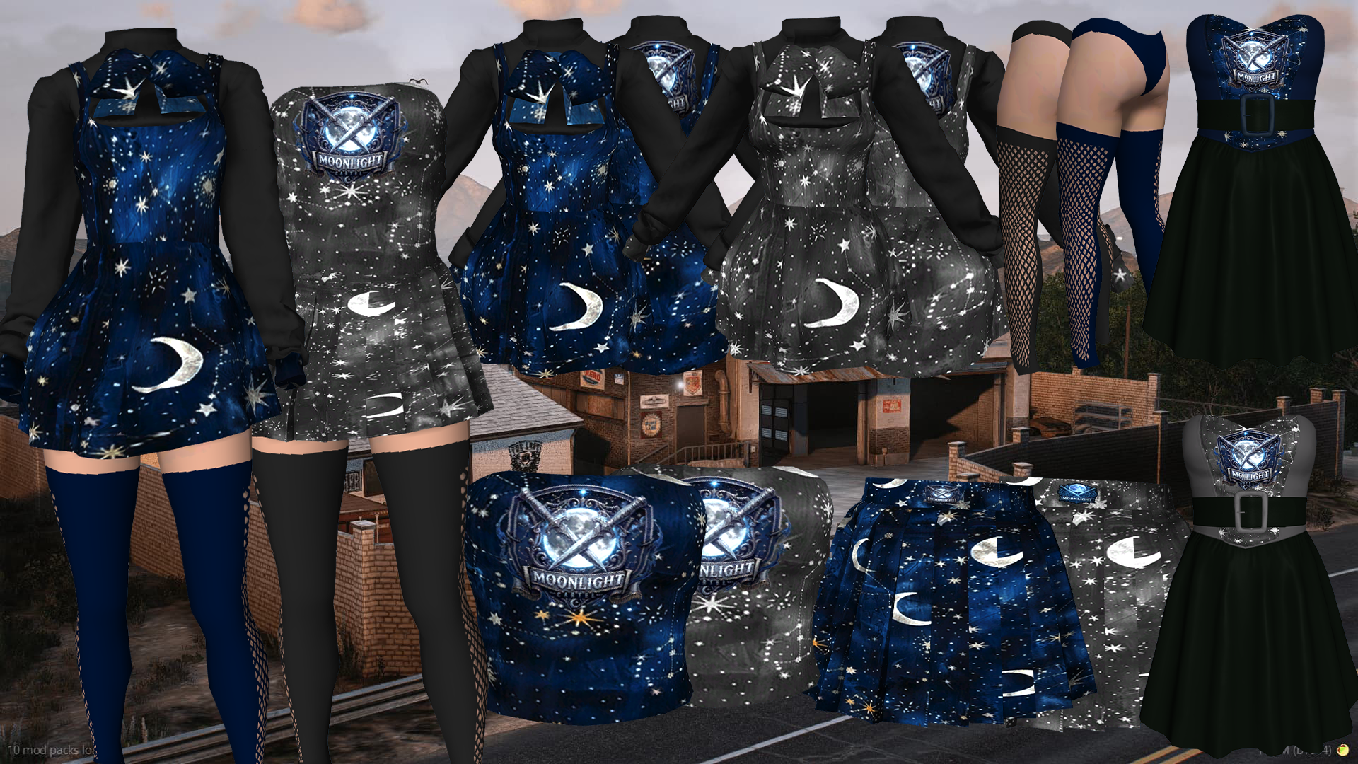 Moonlight Dresses Bundle v2 [Female]