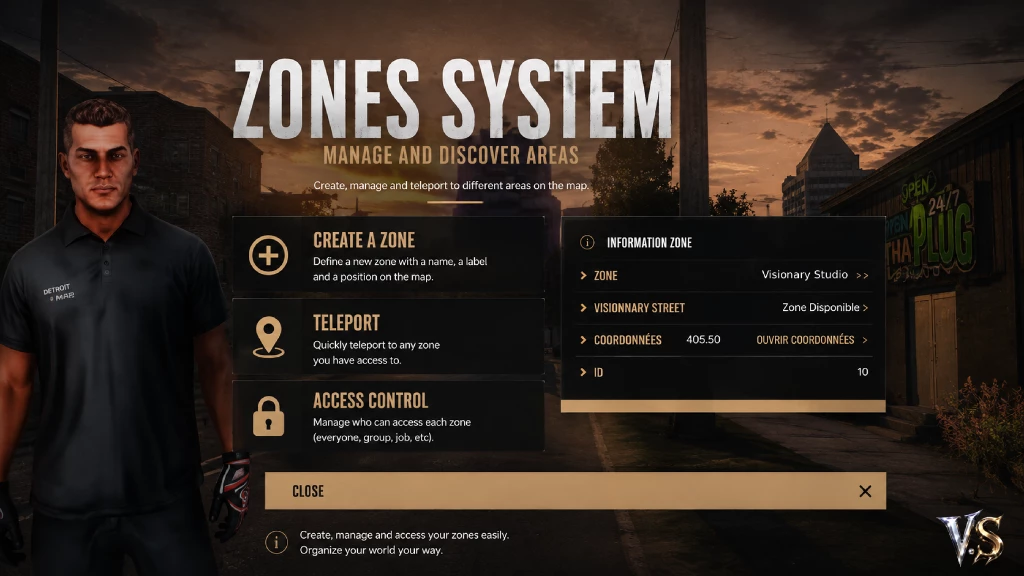Zones V.1
