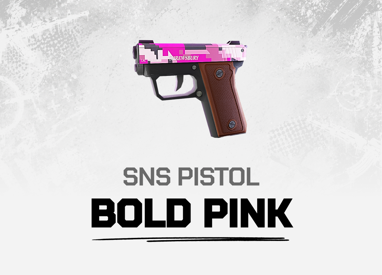 SNS Pistol Bold Pink