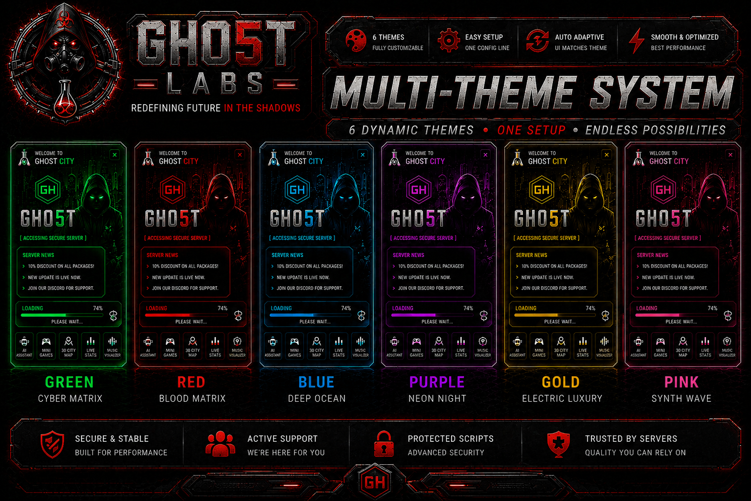 GH05T Loading Screen v2.7.0