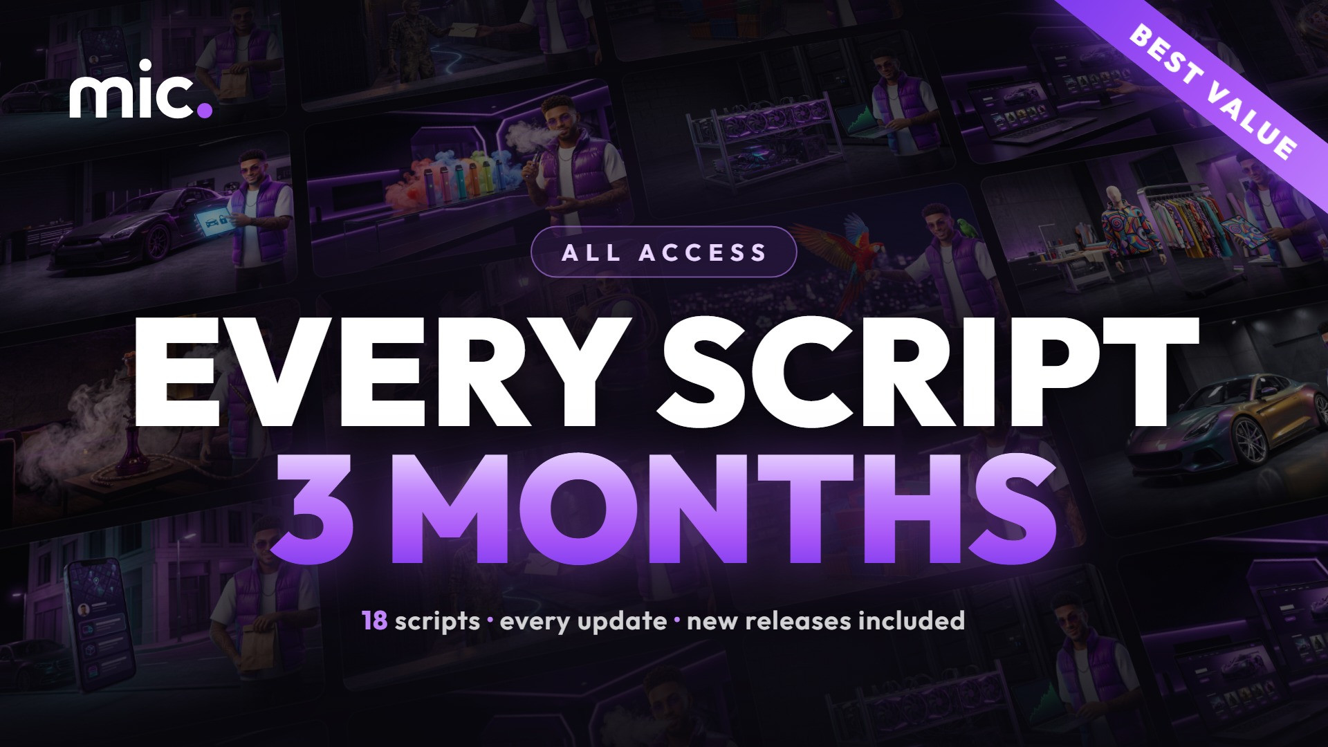 ALL SCRIPTS BUNDLE 3 MONTH