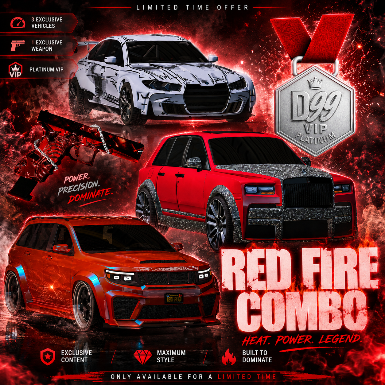 🔥 Red Fire Combo 🔥