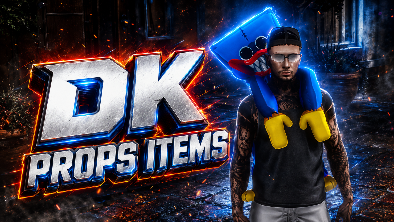 DK USABLE PROP ANIMATED | FIVEM SCRIPT | ESX QBX QB