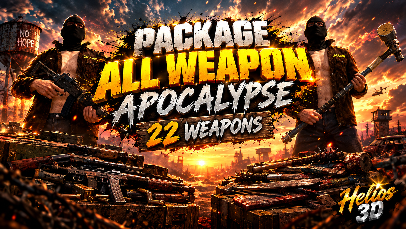 Package All Weapon Apocalypse | 22 Weapons