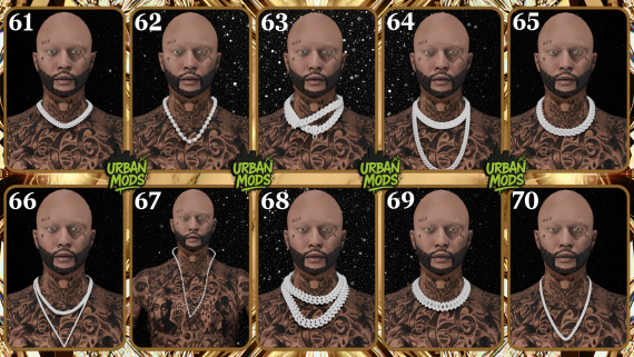 [CHAINS] PACK #7 - ONLY MODEL 3D NO FIVEM [.OBJ and TEXTURES]