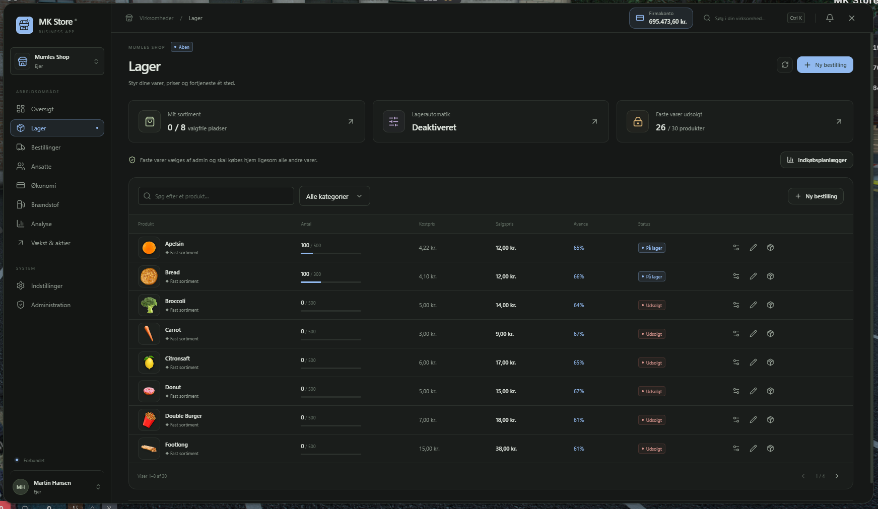 Shop System