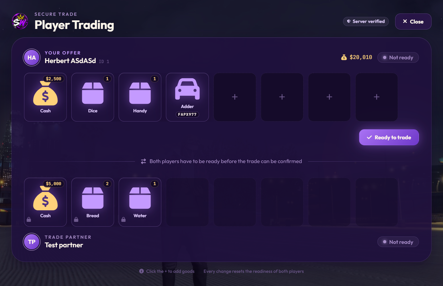 Player Trading