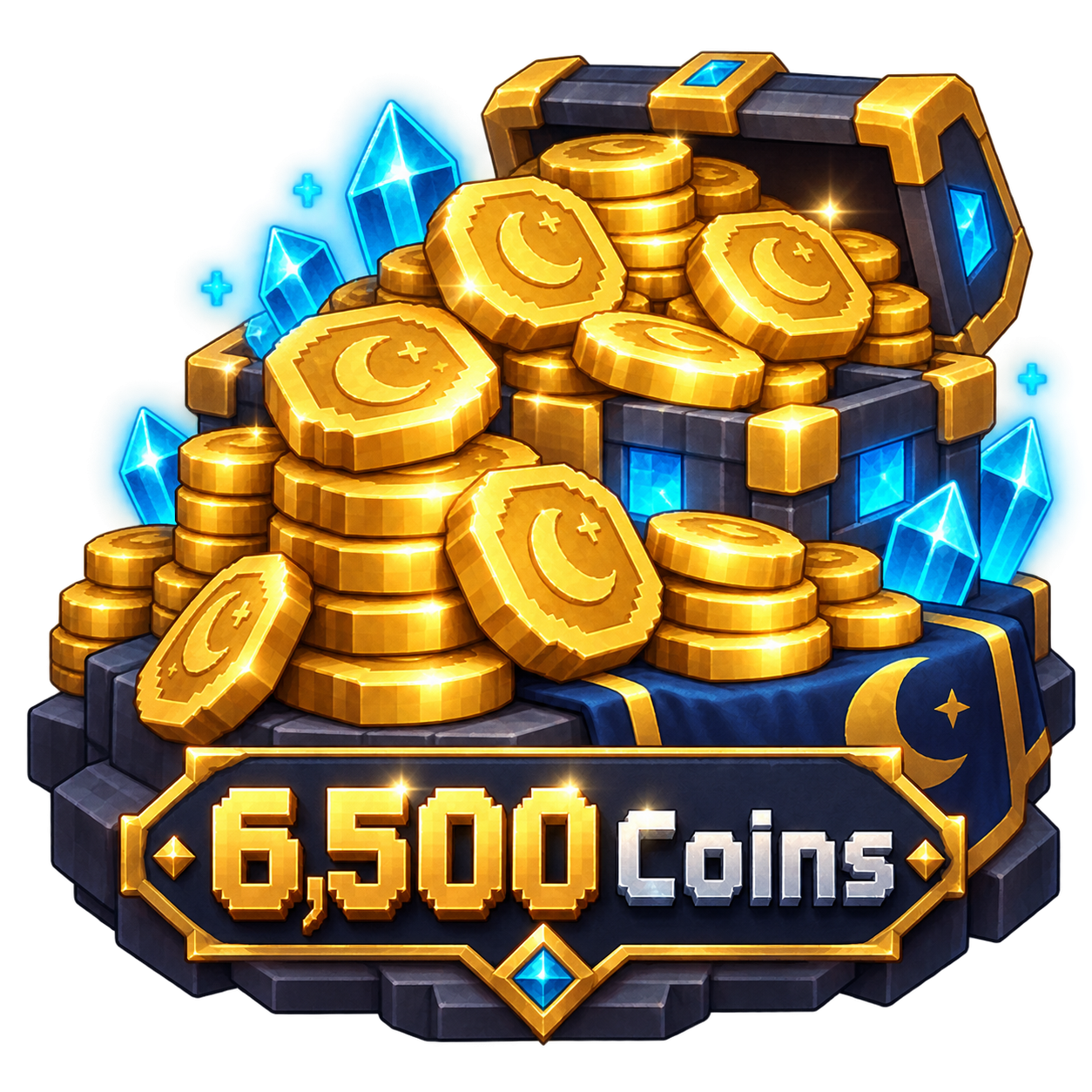 6,500 Coins