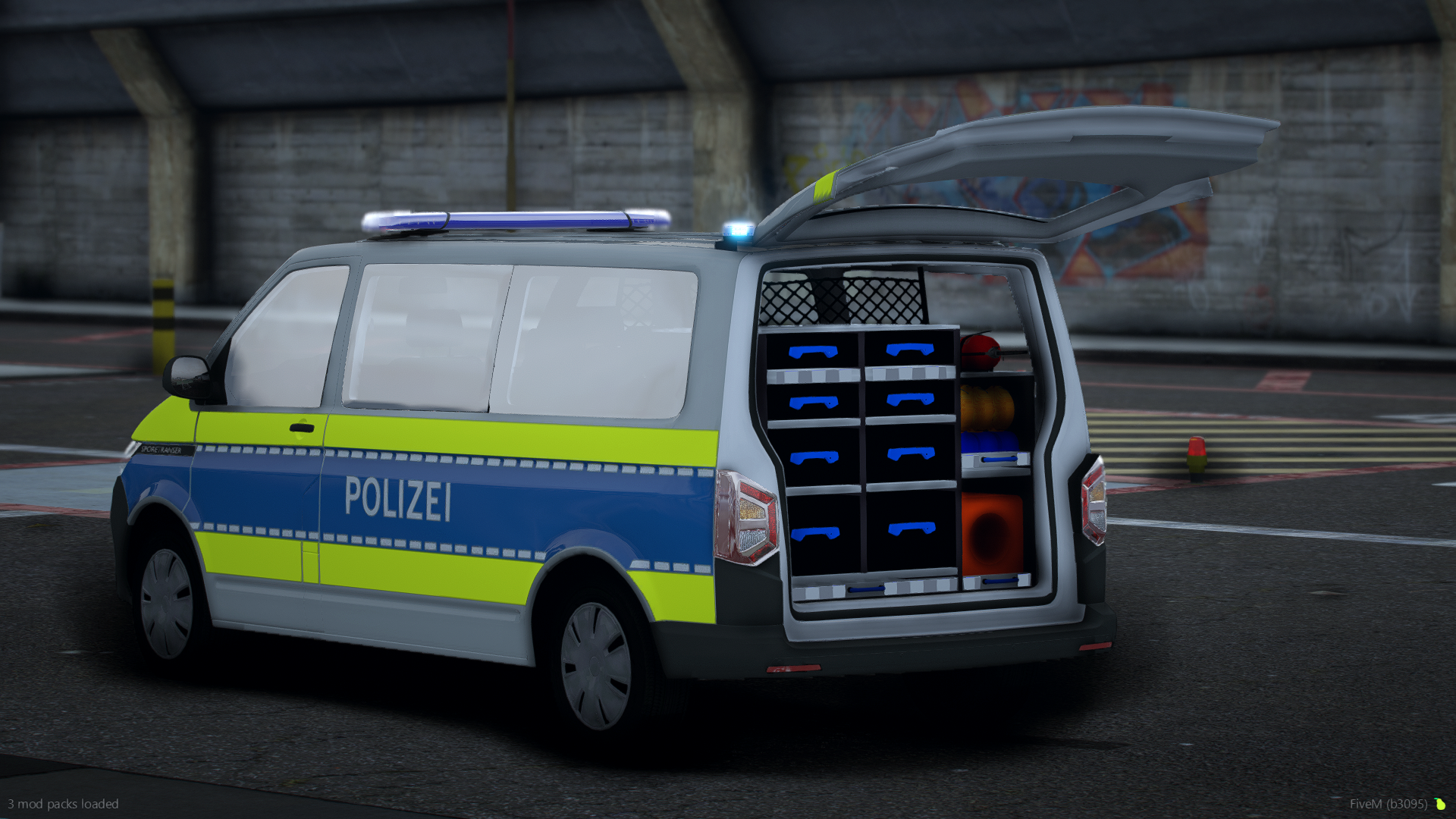 BF Sporetranser Streifenwagen LB5K
