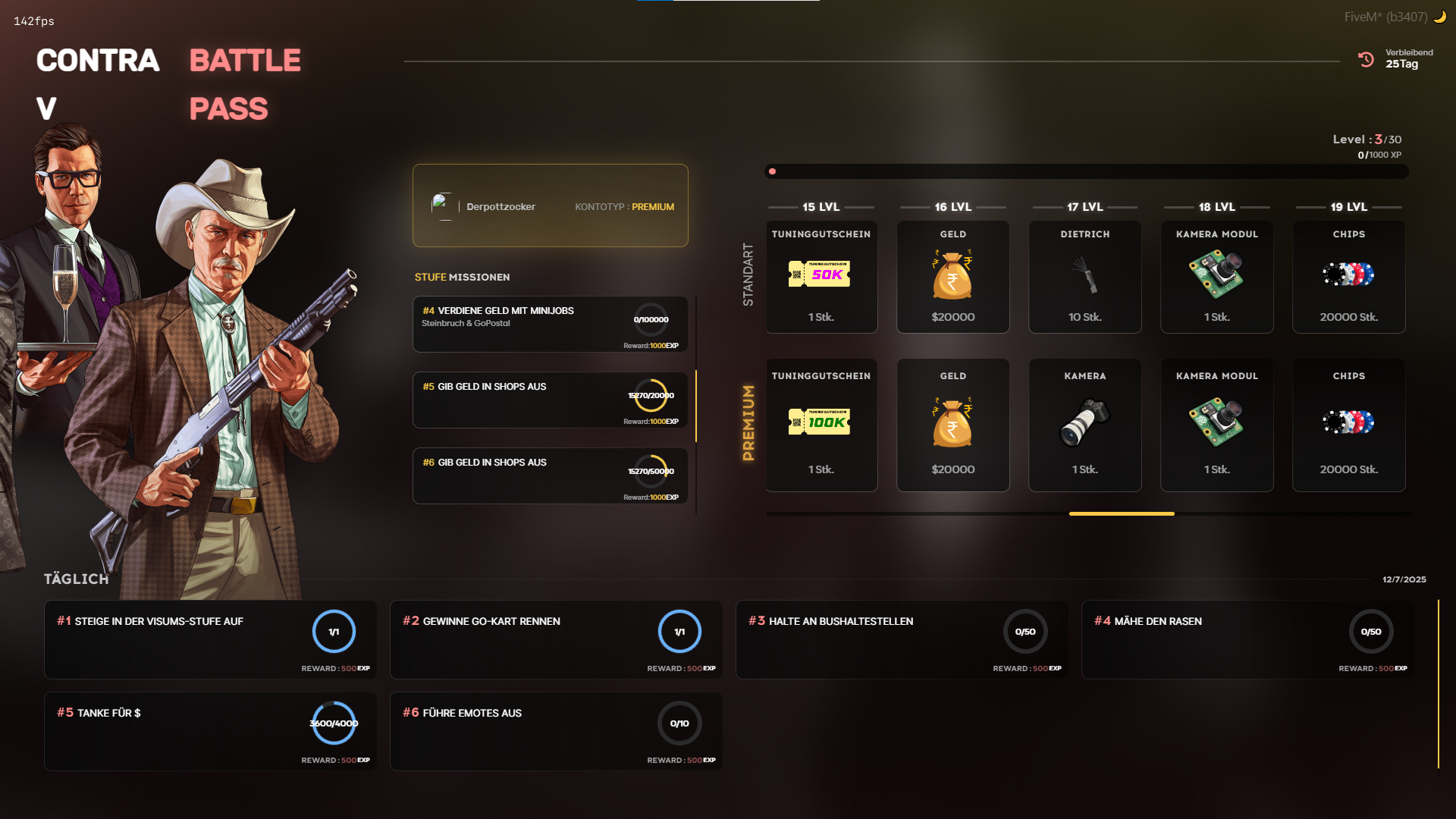1 Monat Battlepass Premium