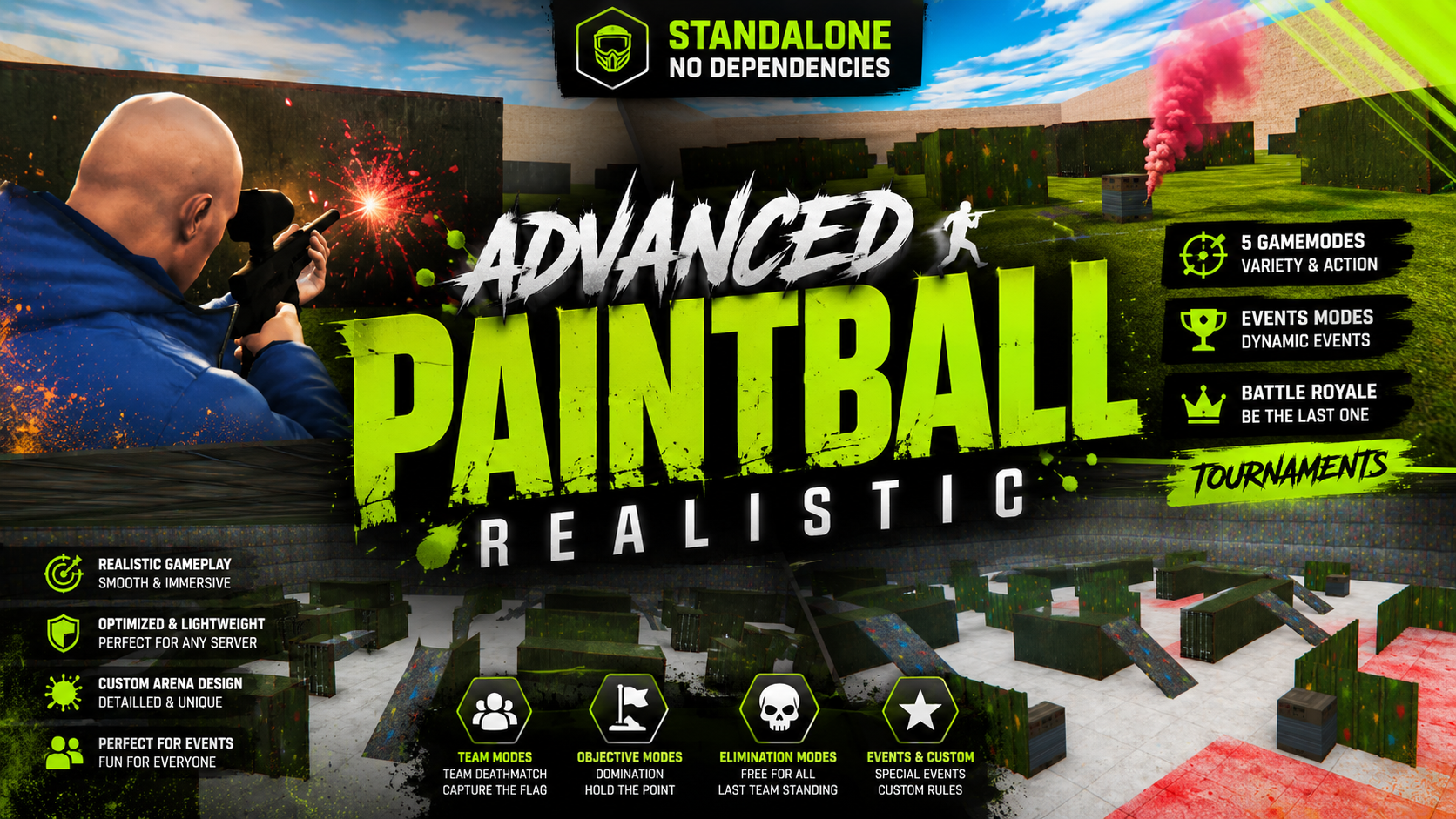 Advanced Paintball [5 GameModes]