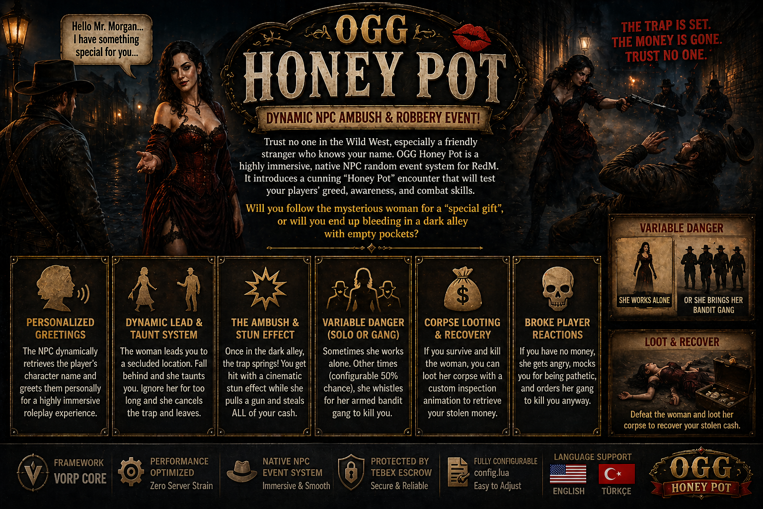 OGG HONEY POT - Dynamic NPC Ambush & Robbery Event!