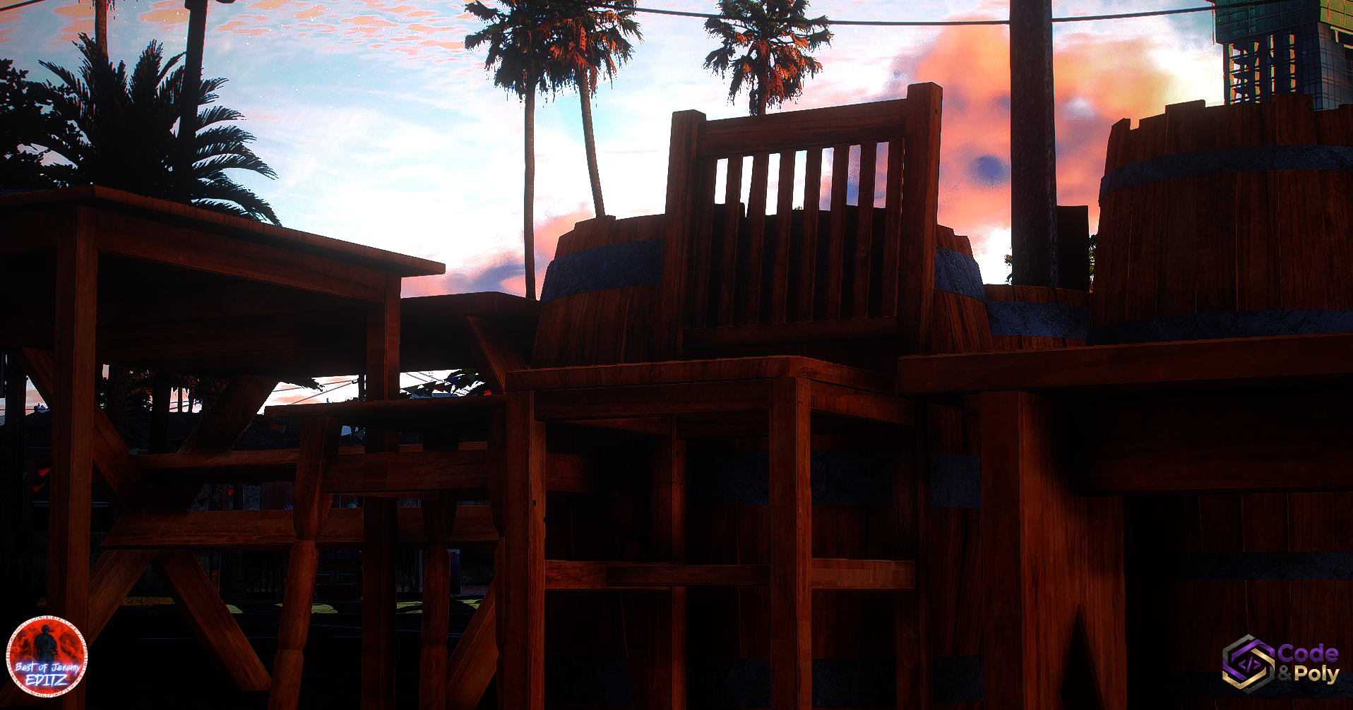 Code & Poly Biergarten props DLC