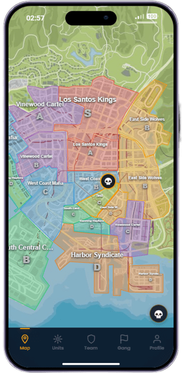 PixelWar | Gang Territory App
