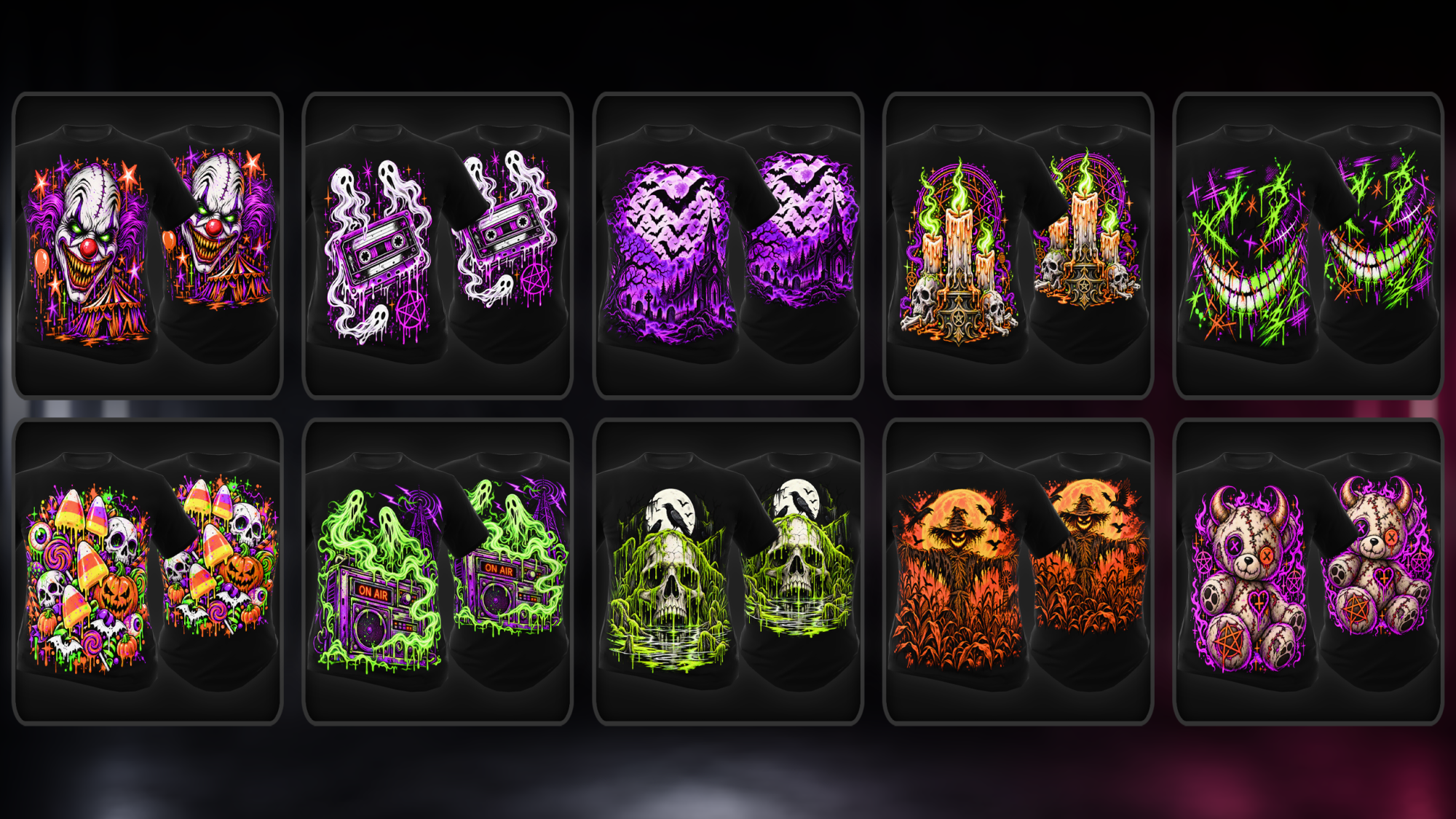 FREE TEE HALLOWEEN PACK V4