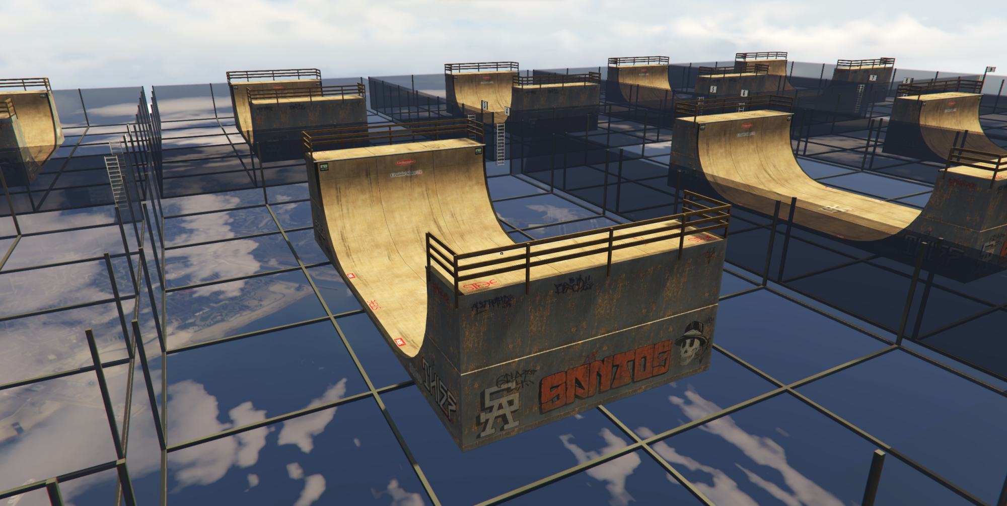 Glass Skyramps