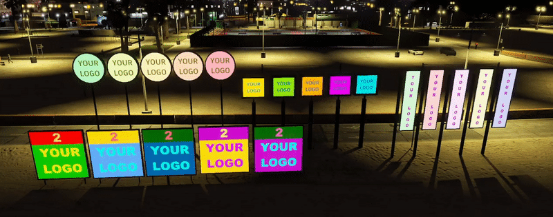 Custom city sign