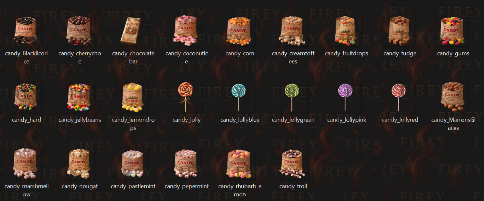 Candy icons