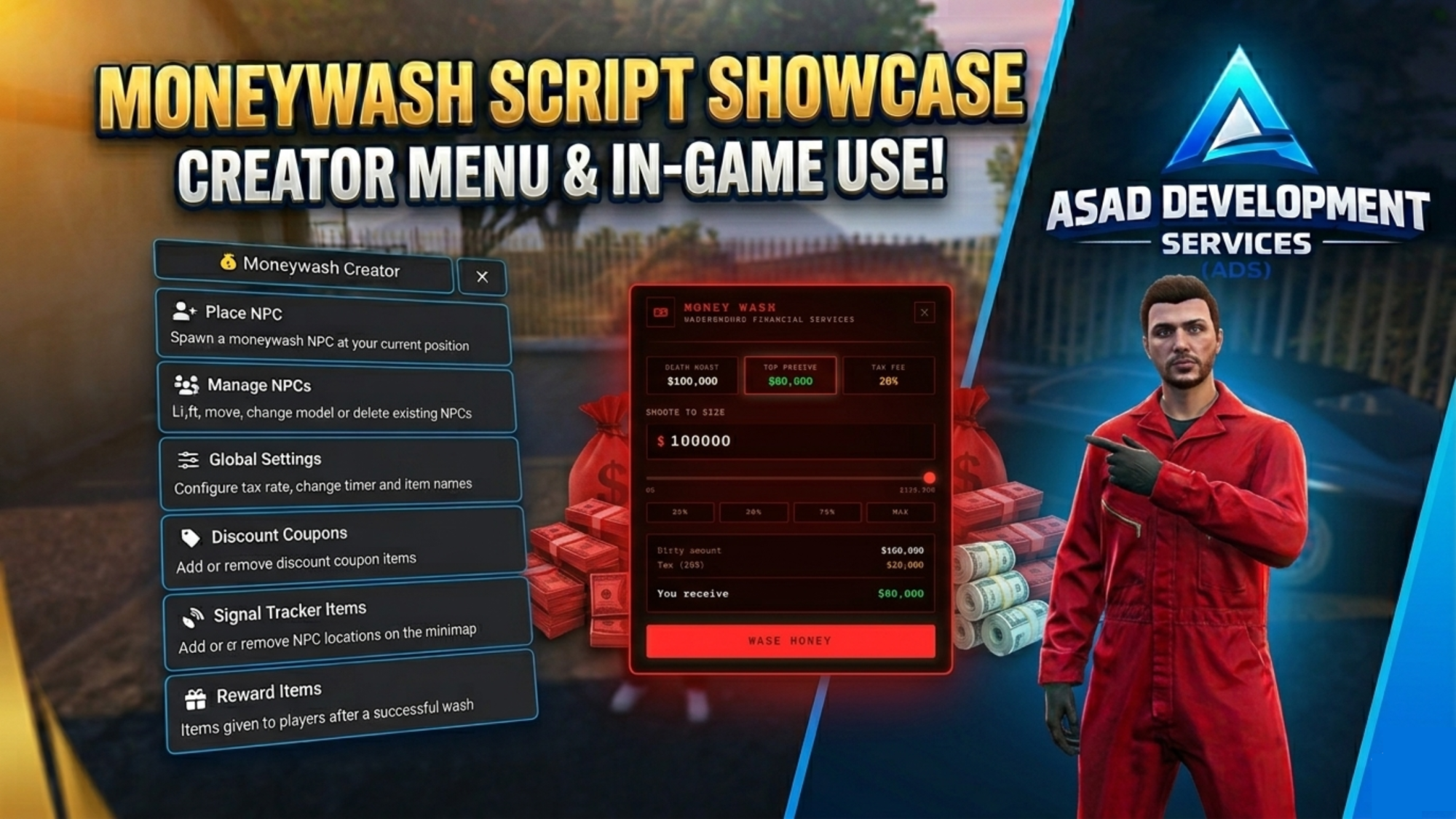 MoneyWash Creator