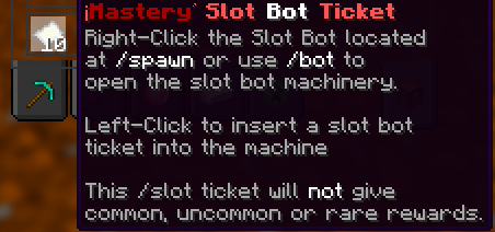 Mastery Slotbot Tickets x10