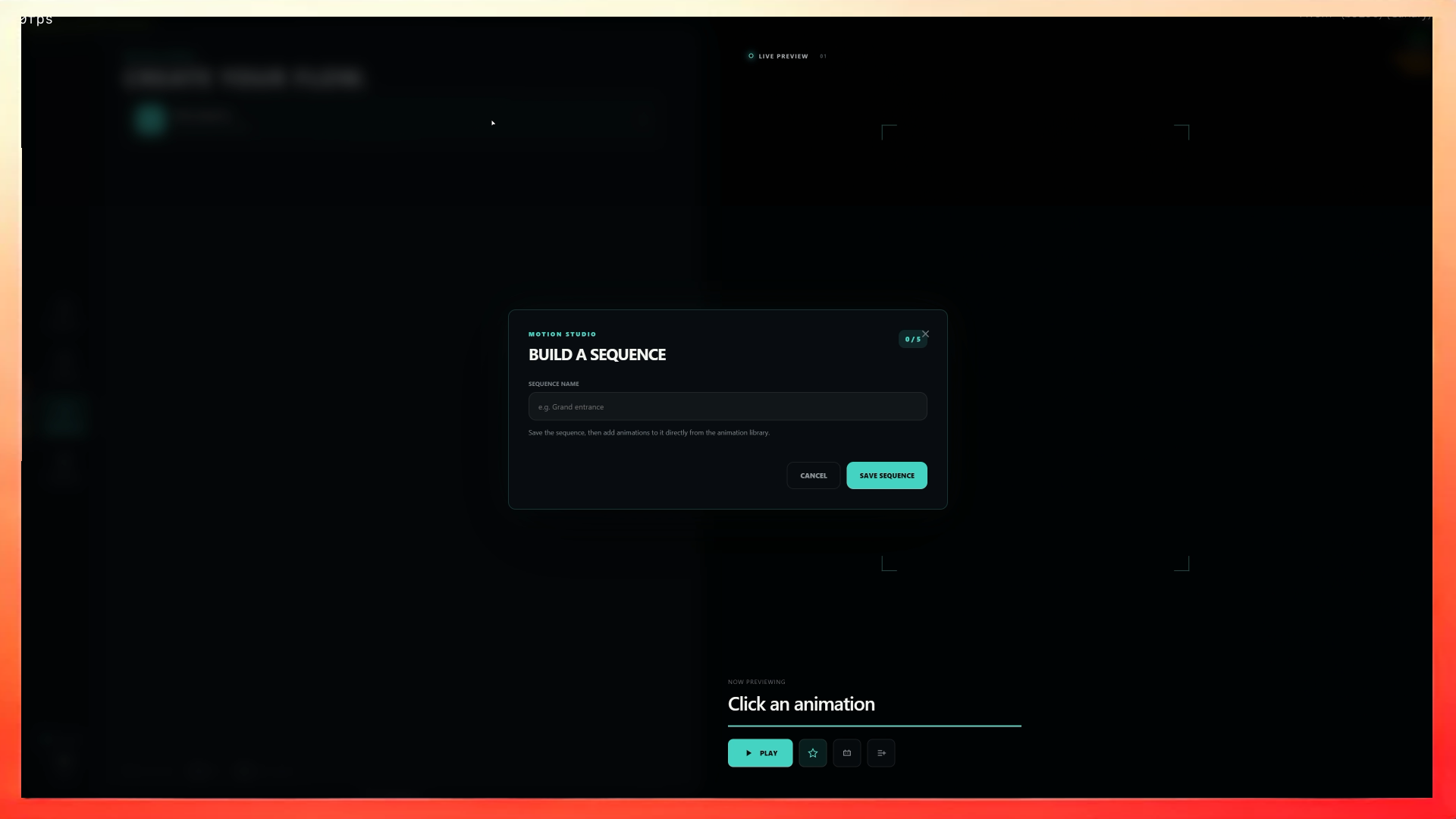 Modern Animation Menu