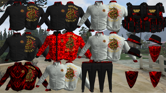 Golden Serpent Shirts 1