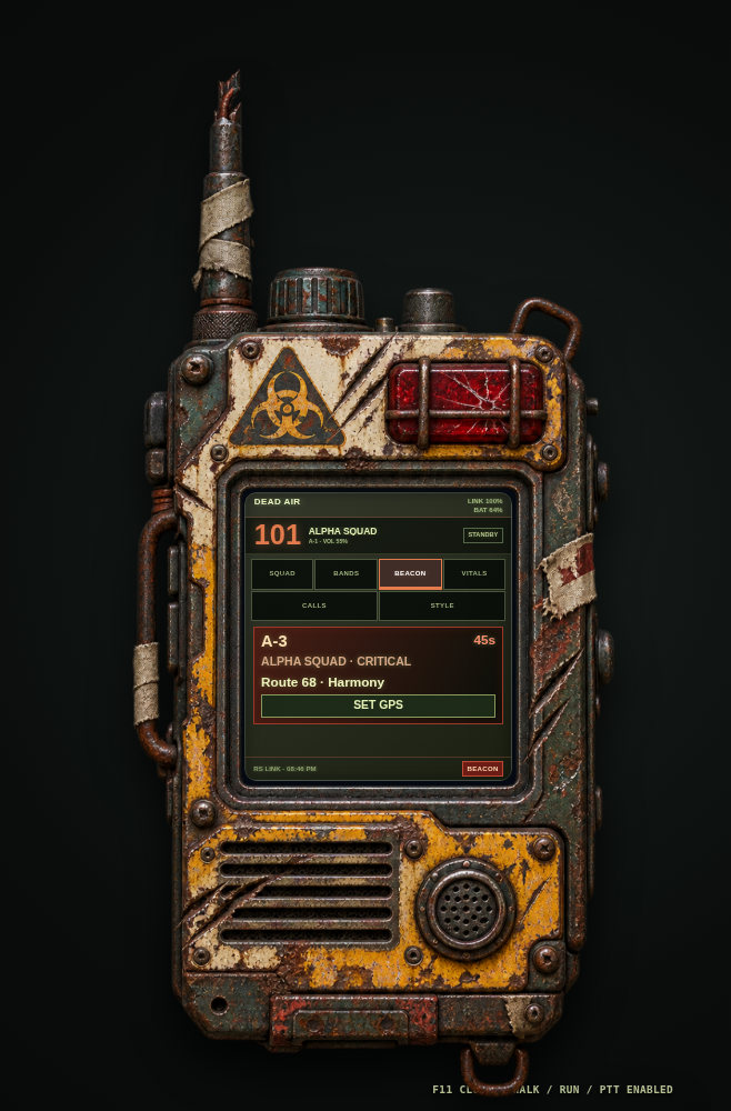 RS Zombie Radio | Recon | Apocalypse | SOS | Zombies | Walkie Talkie Radio
