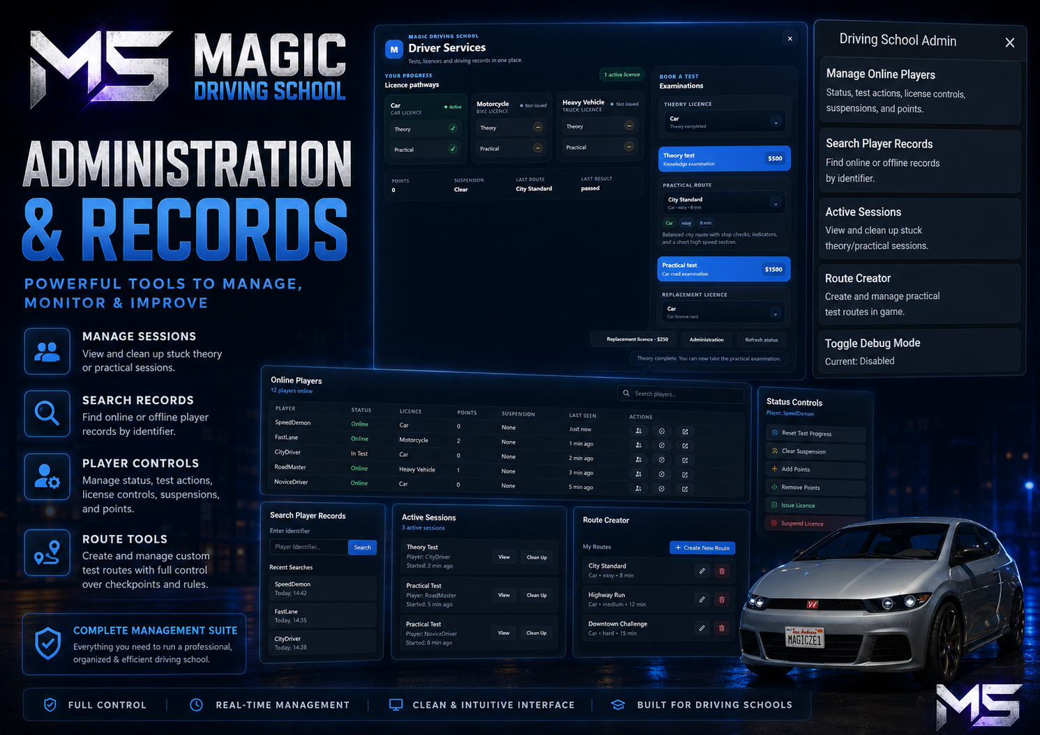 Magic Driving School – FiveM Driving School Script