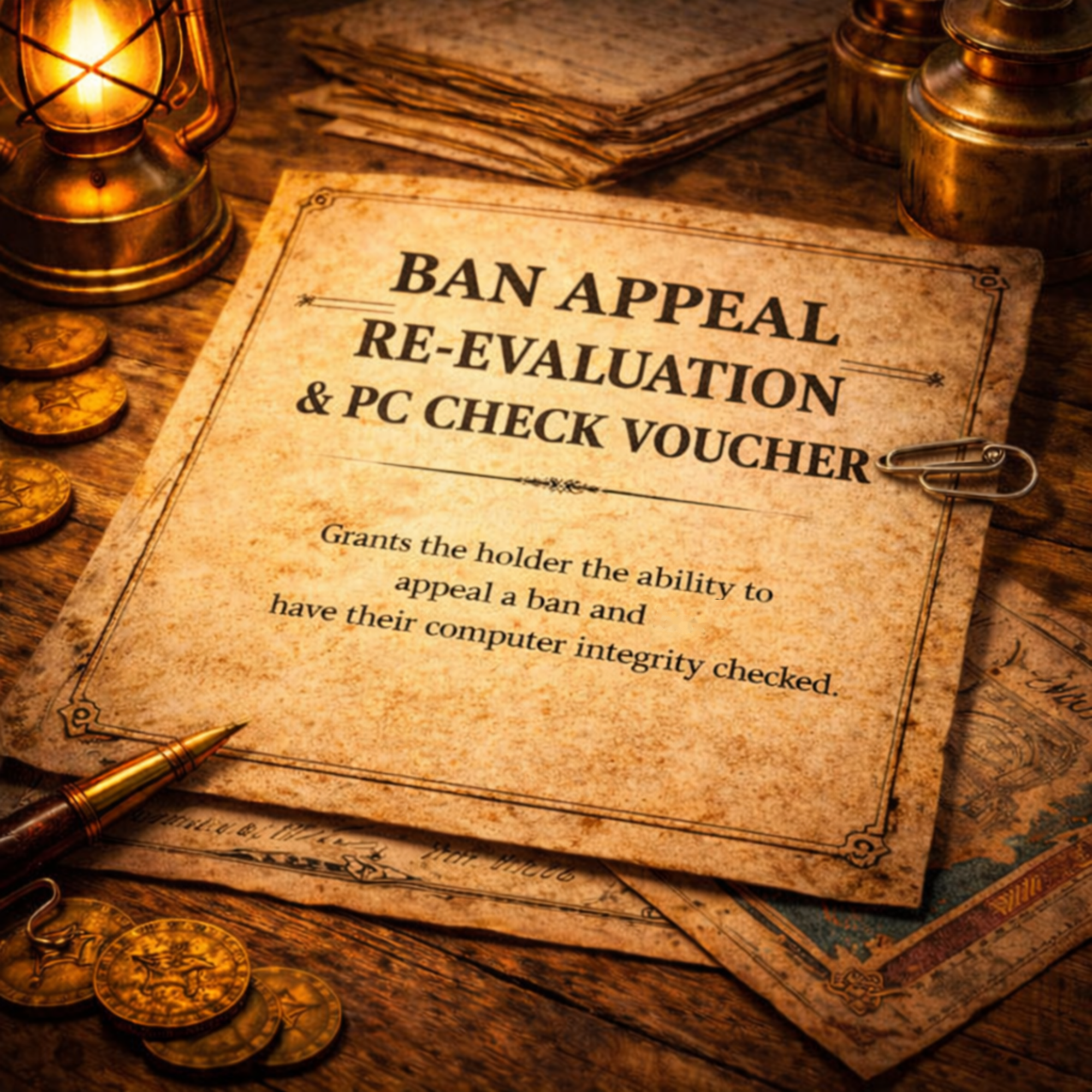 🏚️ Ban Appeal Voucher