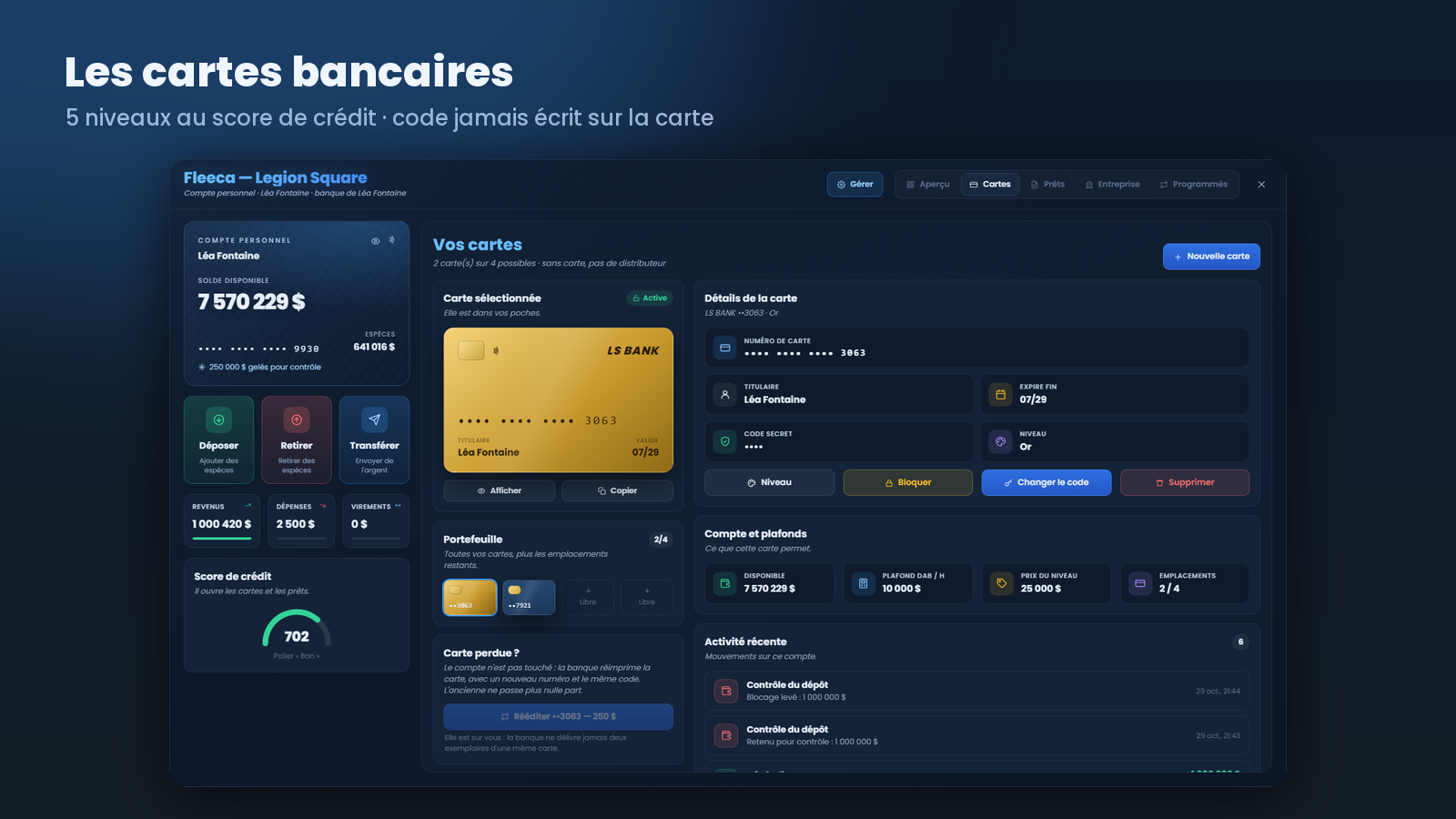 Vesper Banking — Banque complète, Bourse & appli téléphone