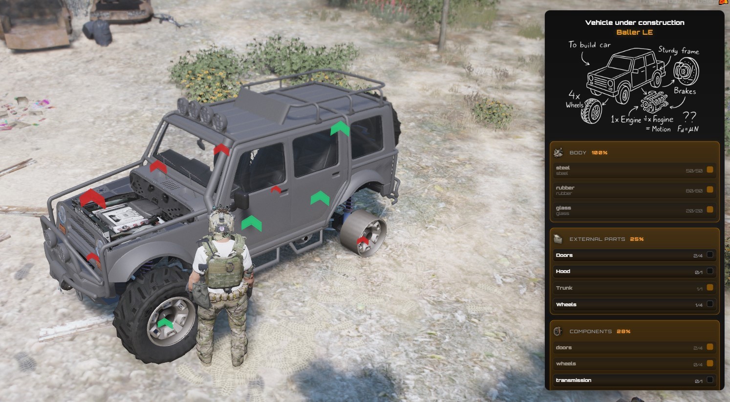 OS - Vehicles Crafting