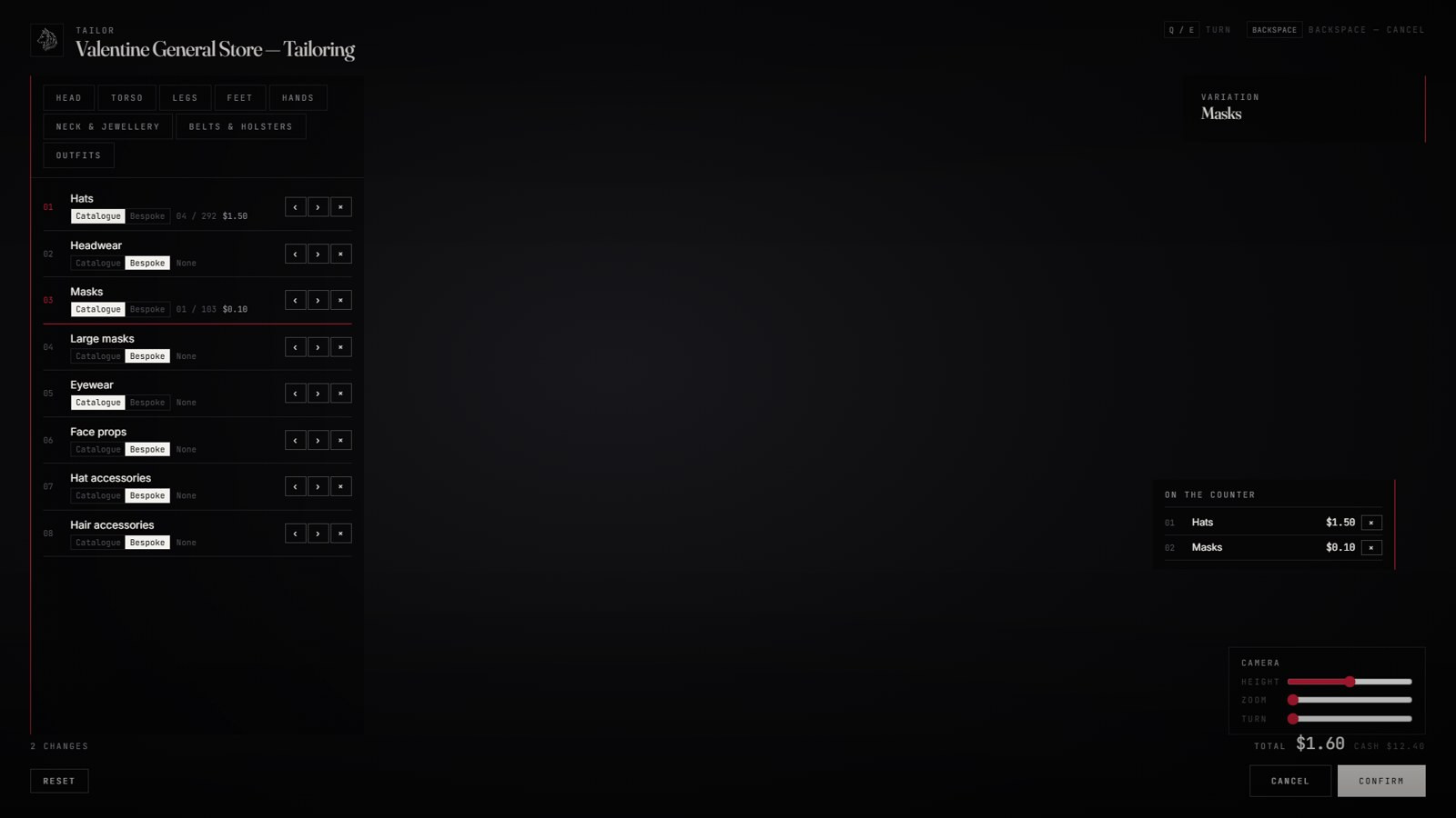 LXR Clothing — appearance engine, tailors, wardrobes & outfits for RedM (escrow)