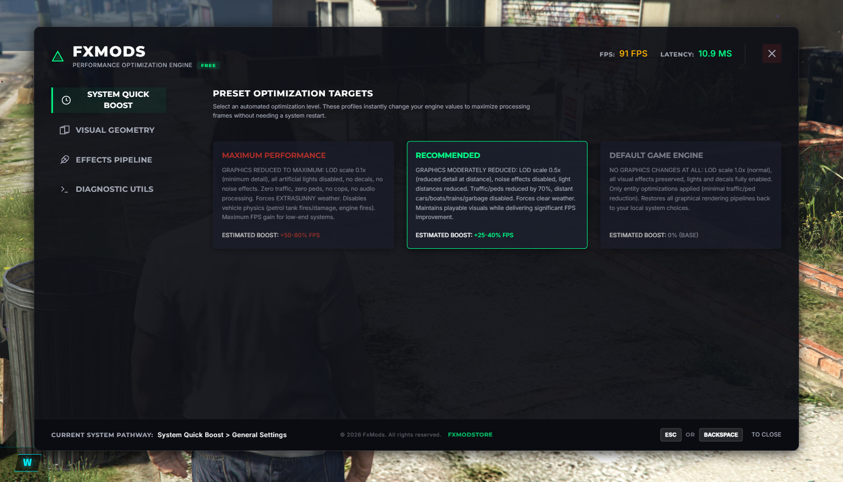 FxMods - FPS Booster