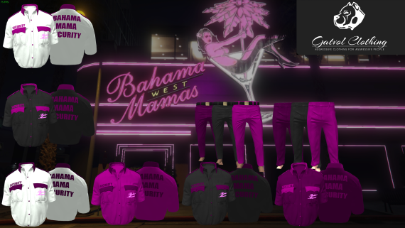 Bahama Mama Security Uniform(Male + Female)