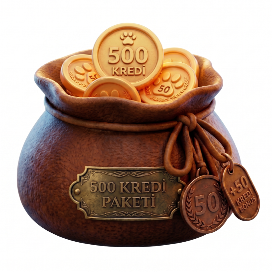500 Kredi Paketi (+50 Bonus)