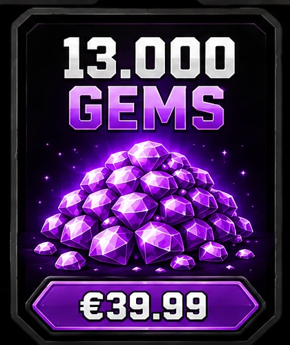 13.000 Gems