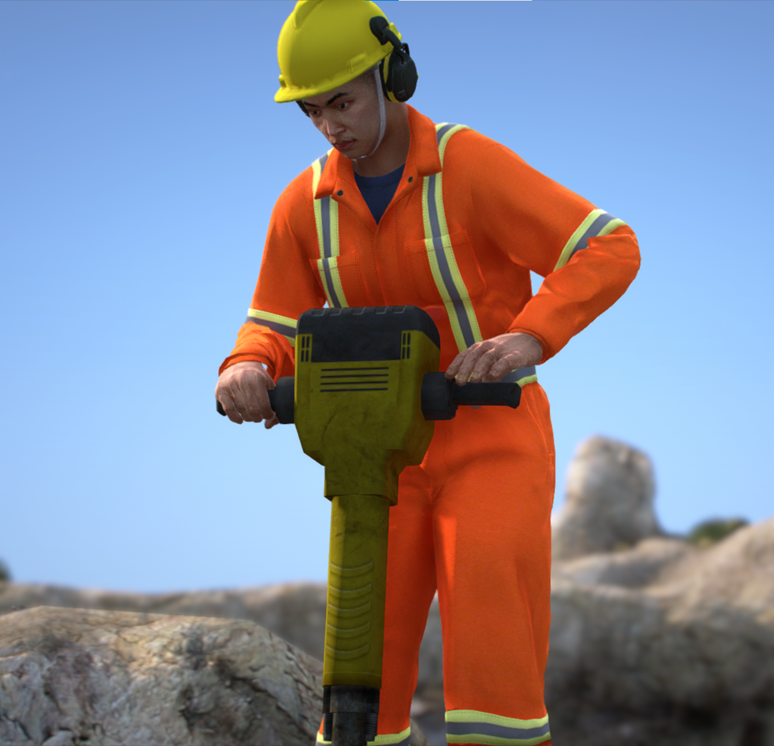 MP Male & MP Female Miner Outfit