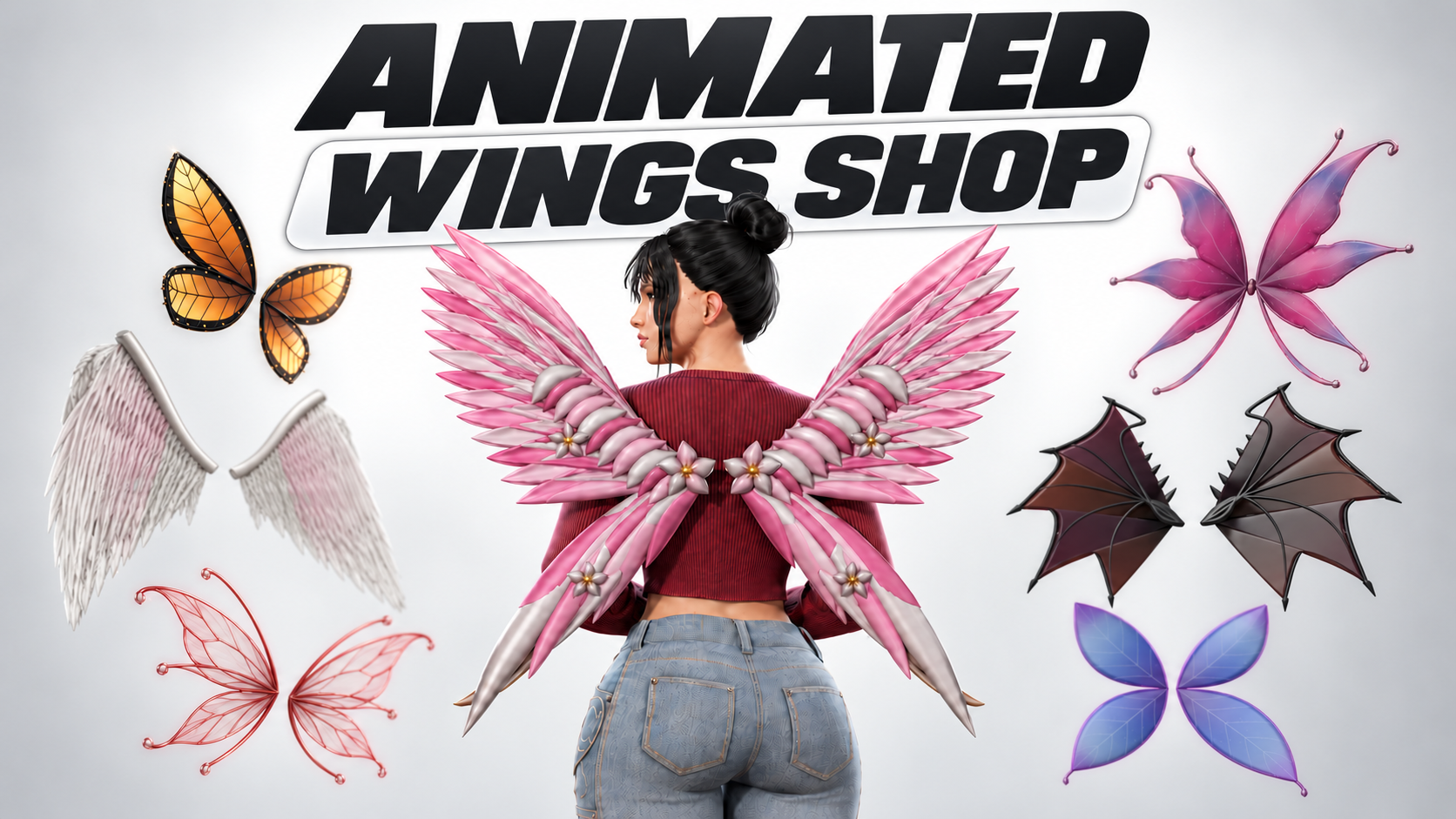 [Animated Wings Shop] ESX QBCore {ESCROW}