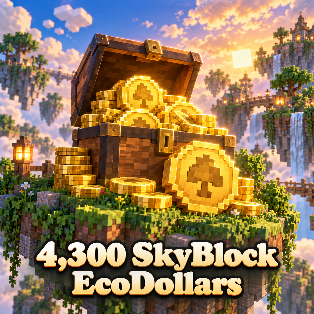 4,300 SkyBlock EcoDollars