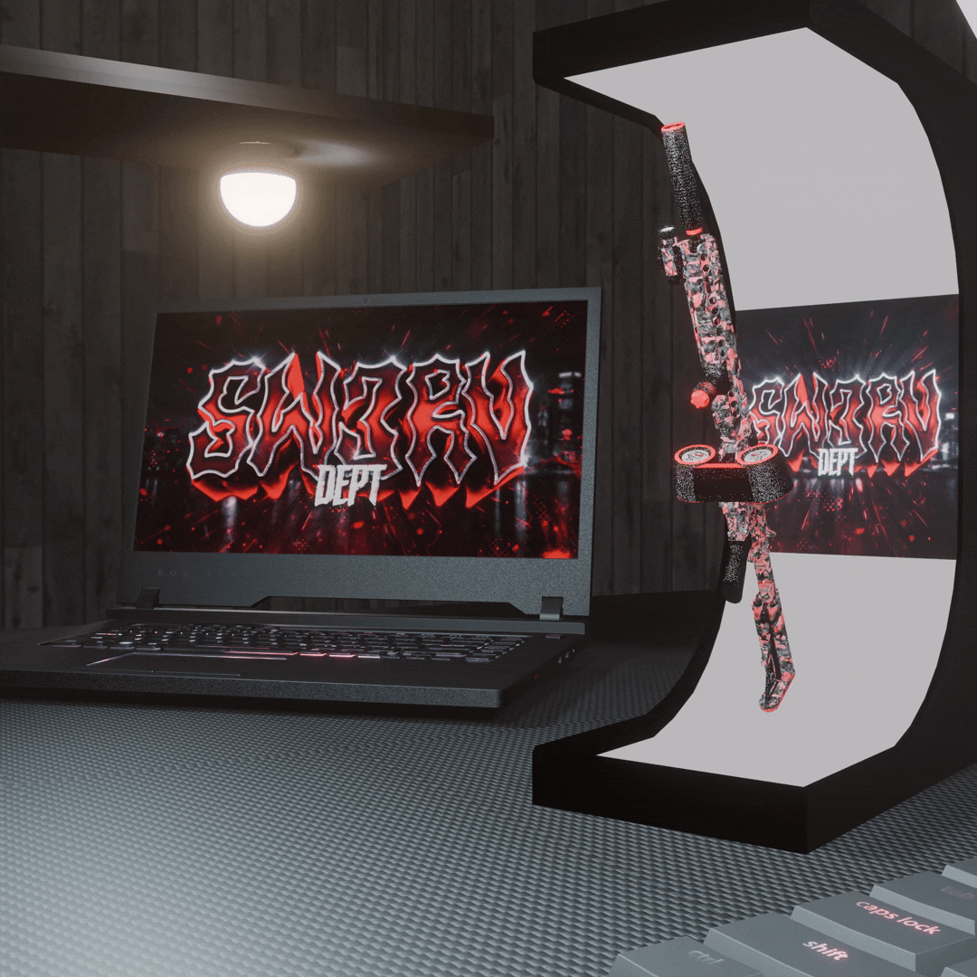 BLACK/RED GHOULIE SR-47