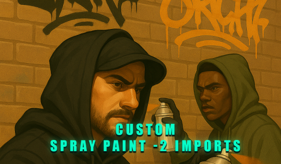 2 x Spray Paint