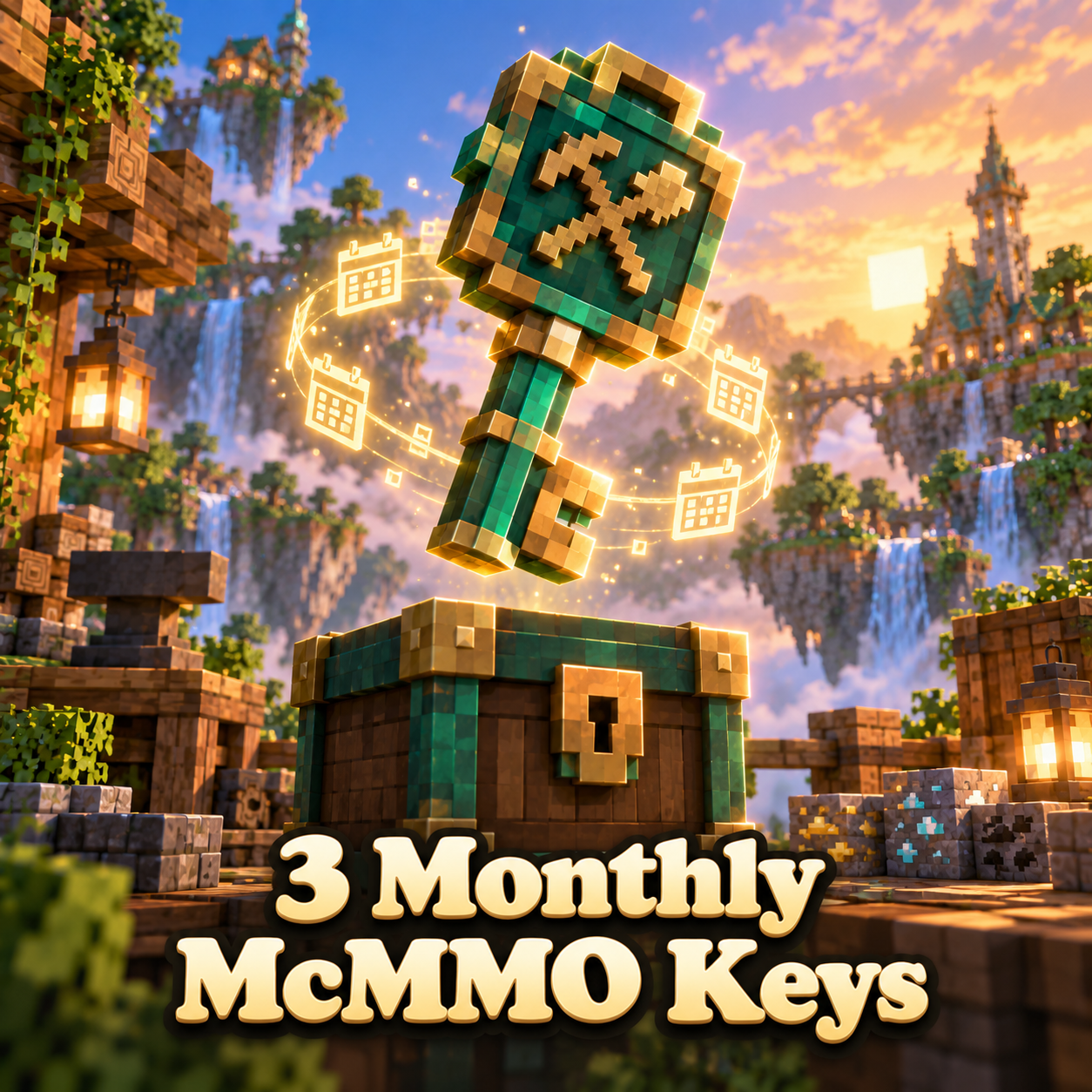 3 Monthly McMMO Keys