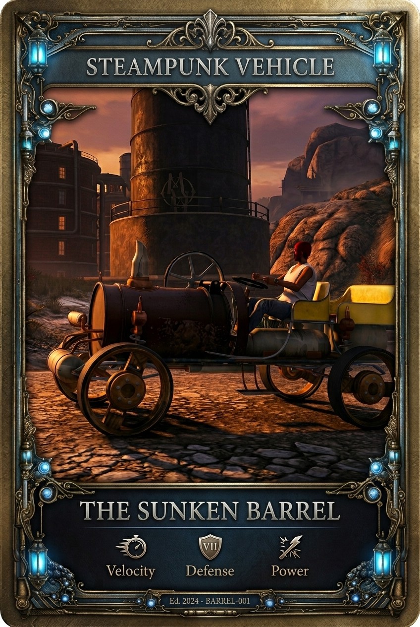 The Sunken Barrel — Steampunk Vehicle for FiveM