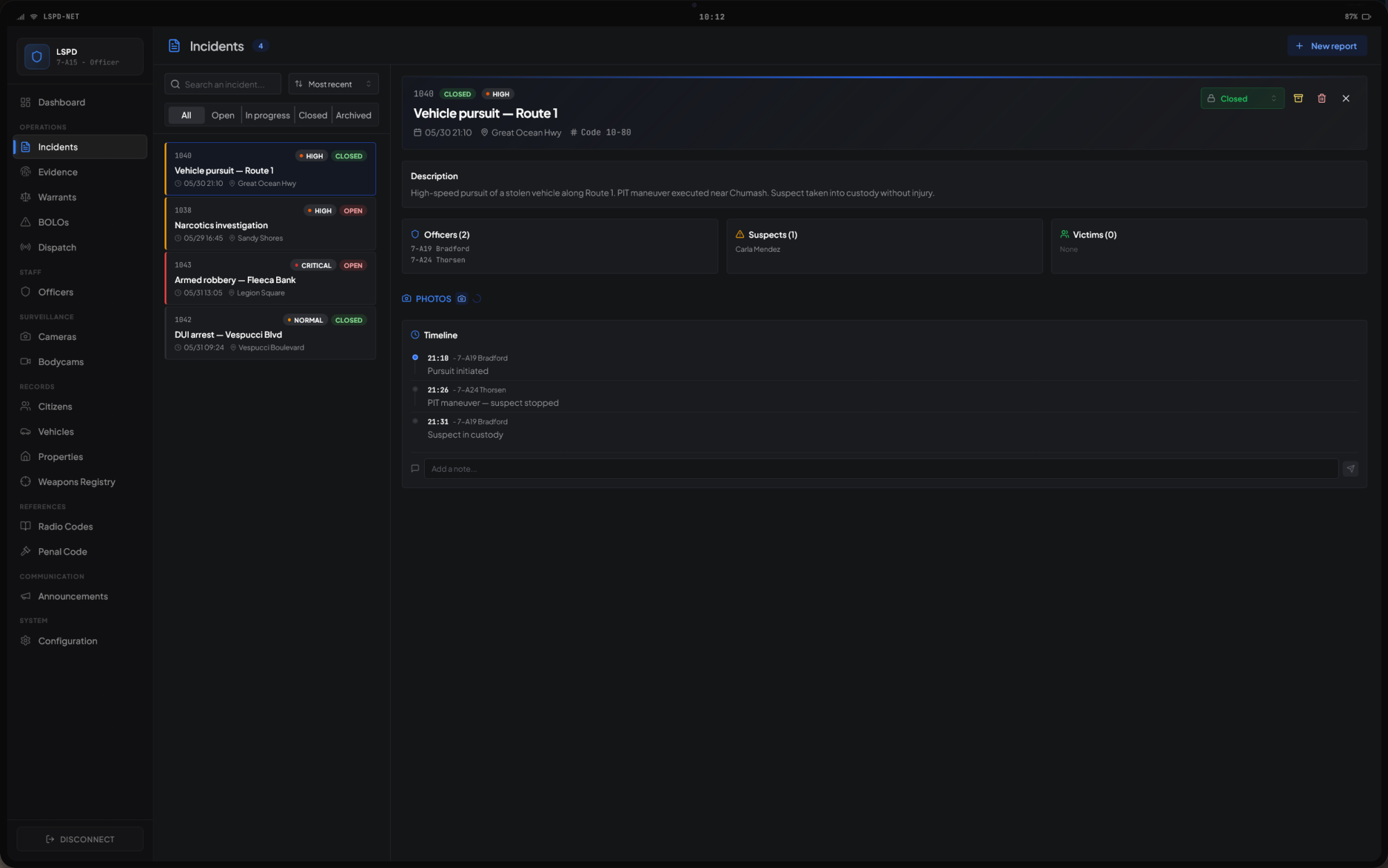 Ultimate MDT & Dispatch [Police & EMS]