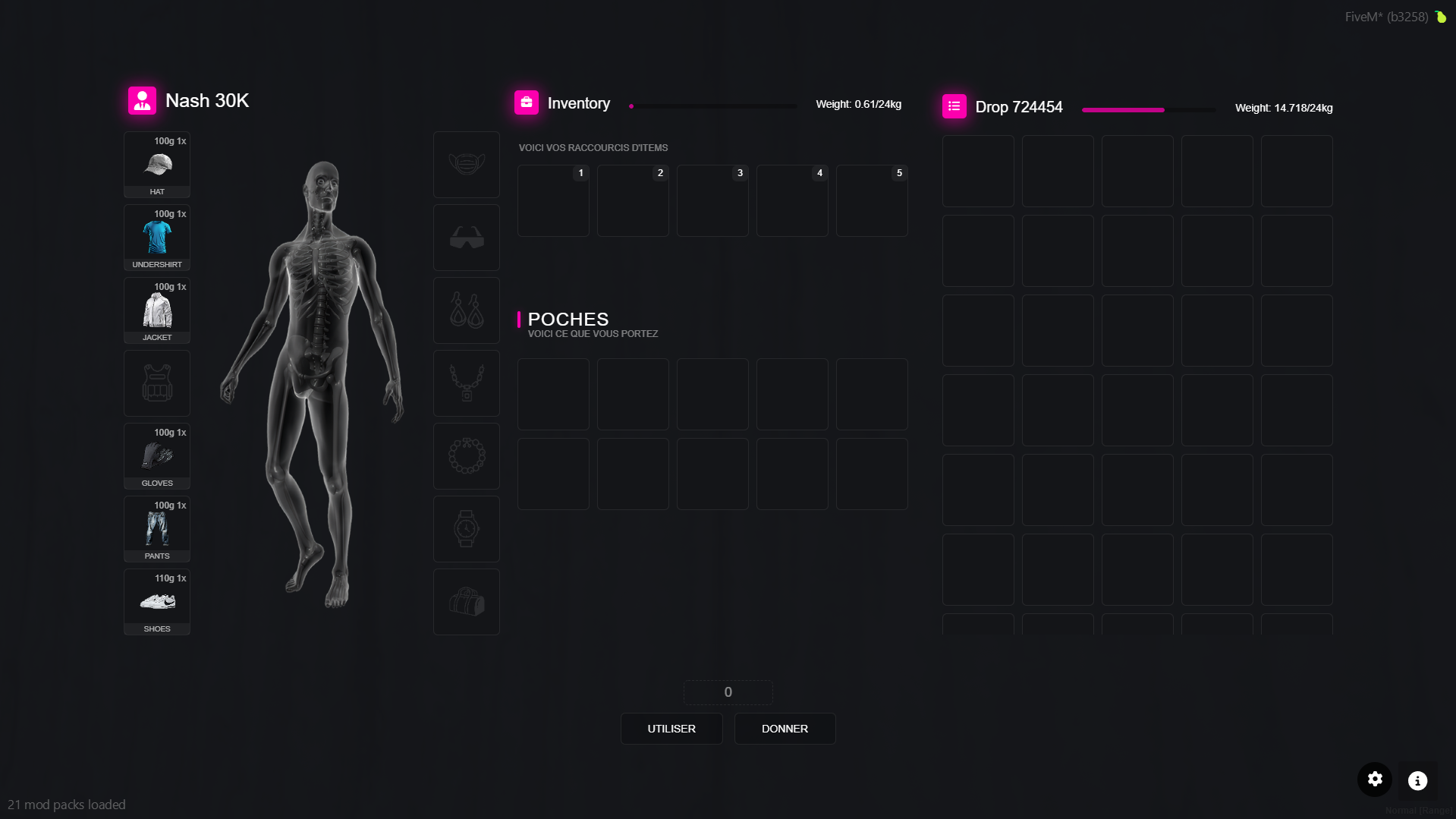 FiveM Ox Inventory Rework