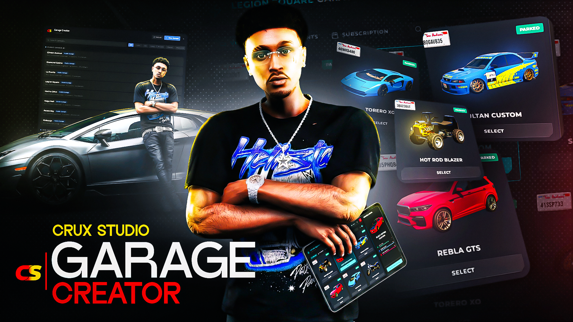 [GARAGE CREATOR SCRIPT] QBCORE QBOX ESX { SCRIPT}
