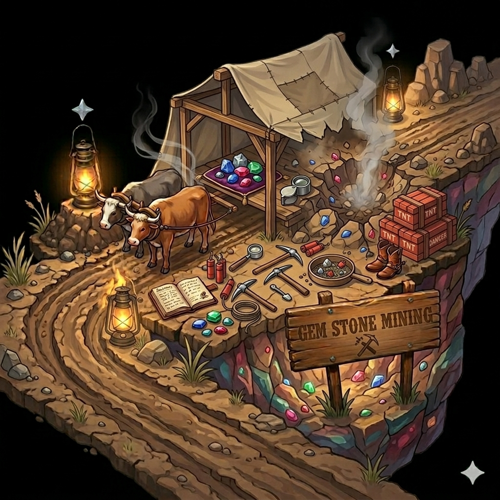 Gem Stone Mining