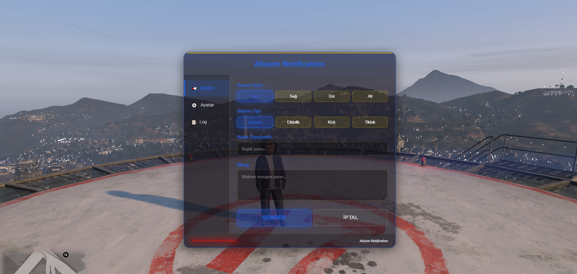 Alisizm Notification System