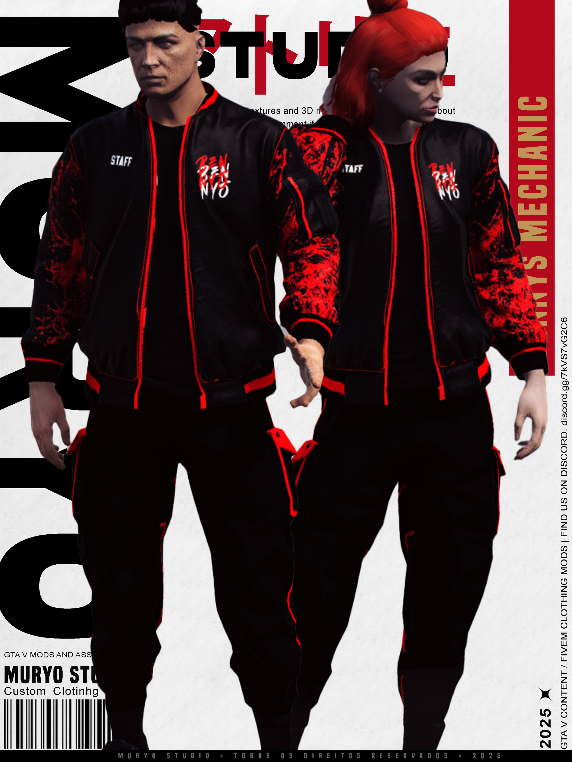 Bennys RED Outfit Pack